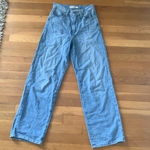 Levi straight leg high waisted jeans